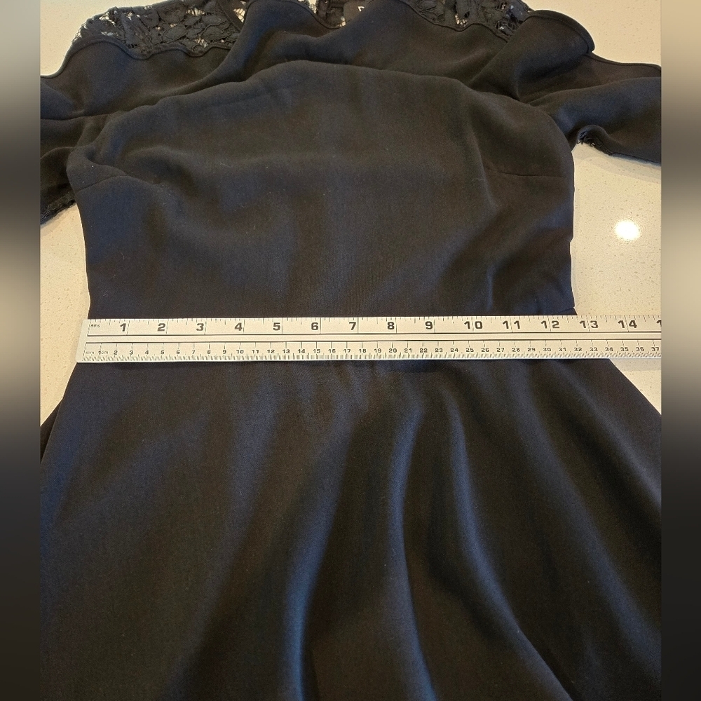 Do + Be Black Ruffle Lace Mini Dress Size Small - Picture 13 of 15